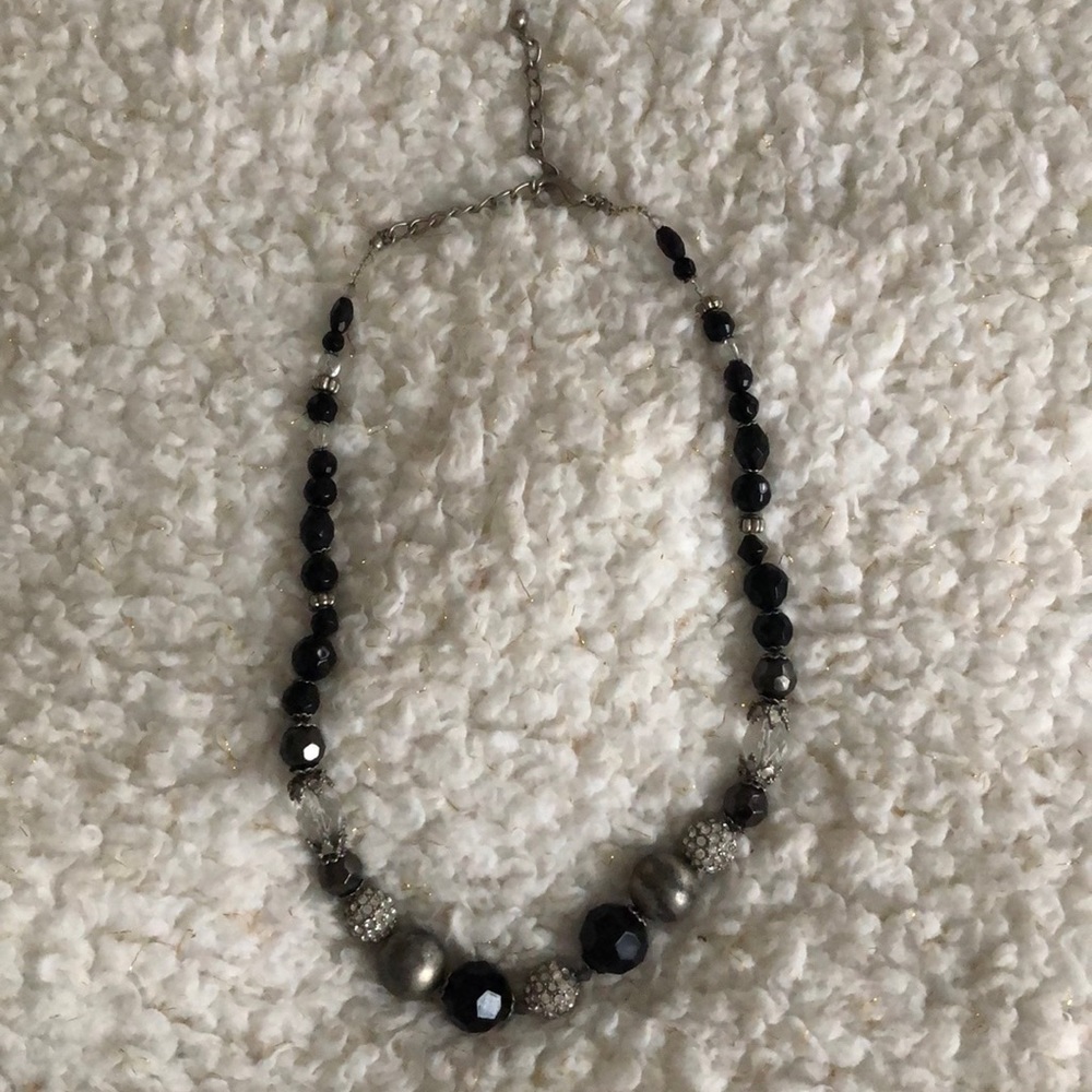 Blue and silver necklace